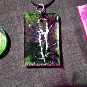 Resin necklace